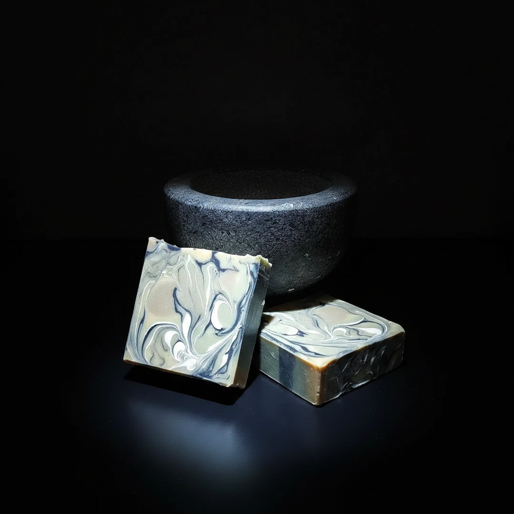 Turmeric - Bright Soap Black Background