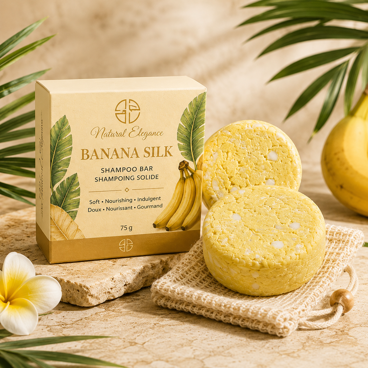 Banana Silk Shampoo Bar