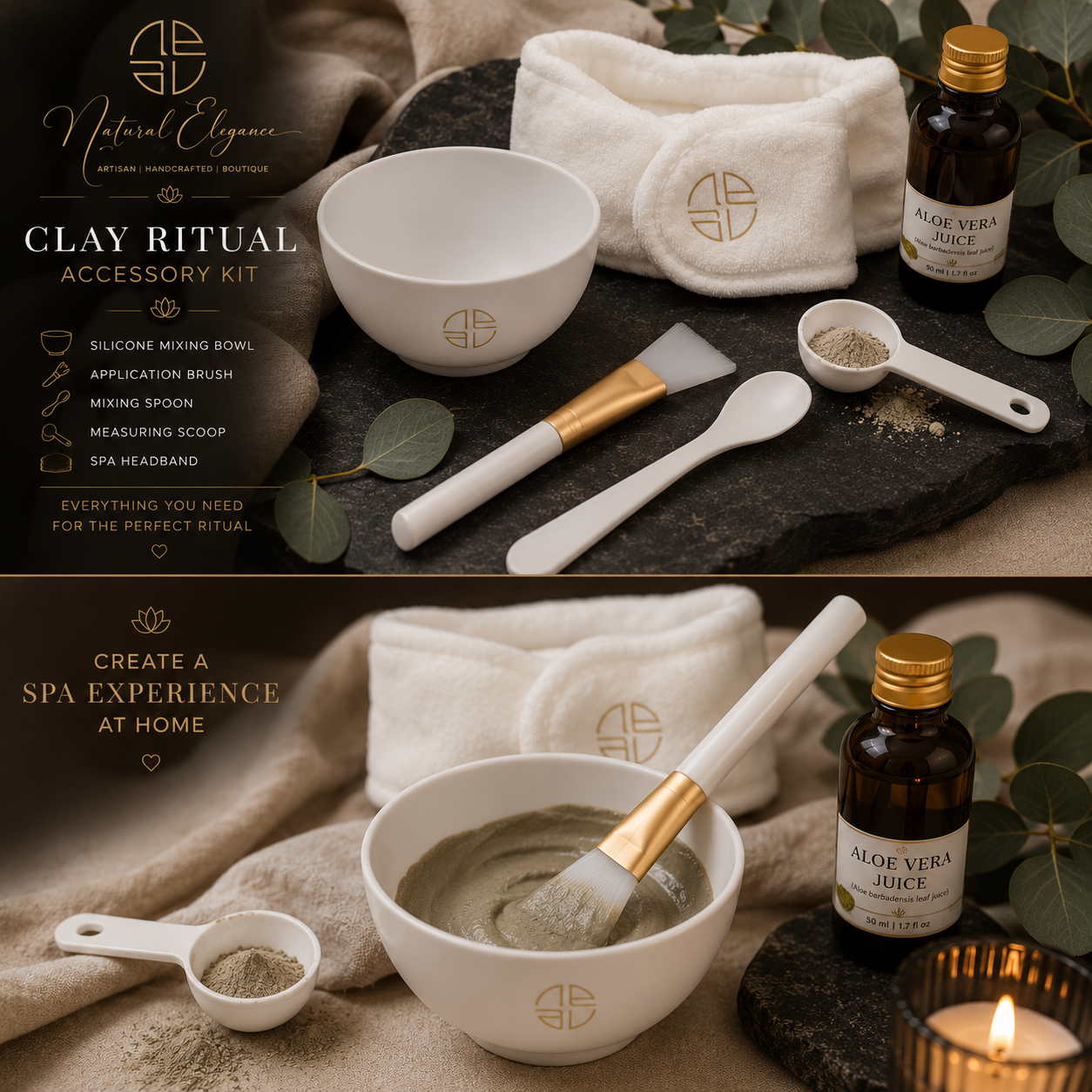 Arctic & Ocean Clay Spa Experience Kit