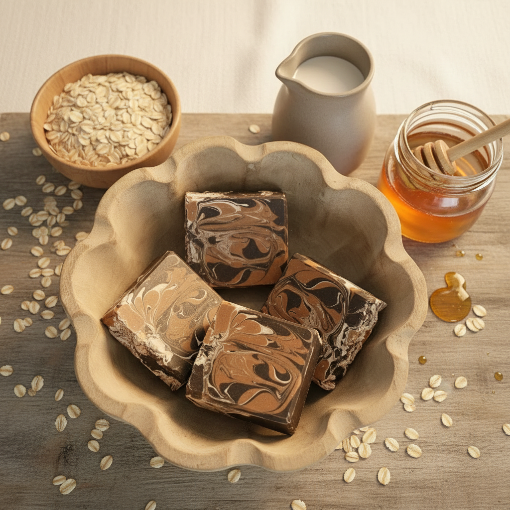 Oatmeal - Bowl with Ingredients