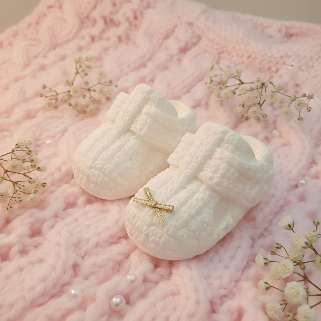 Precious Booties - White