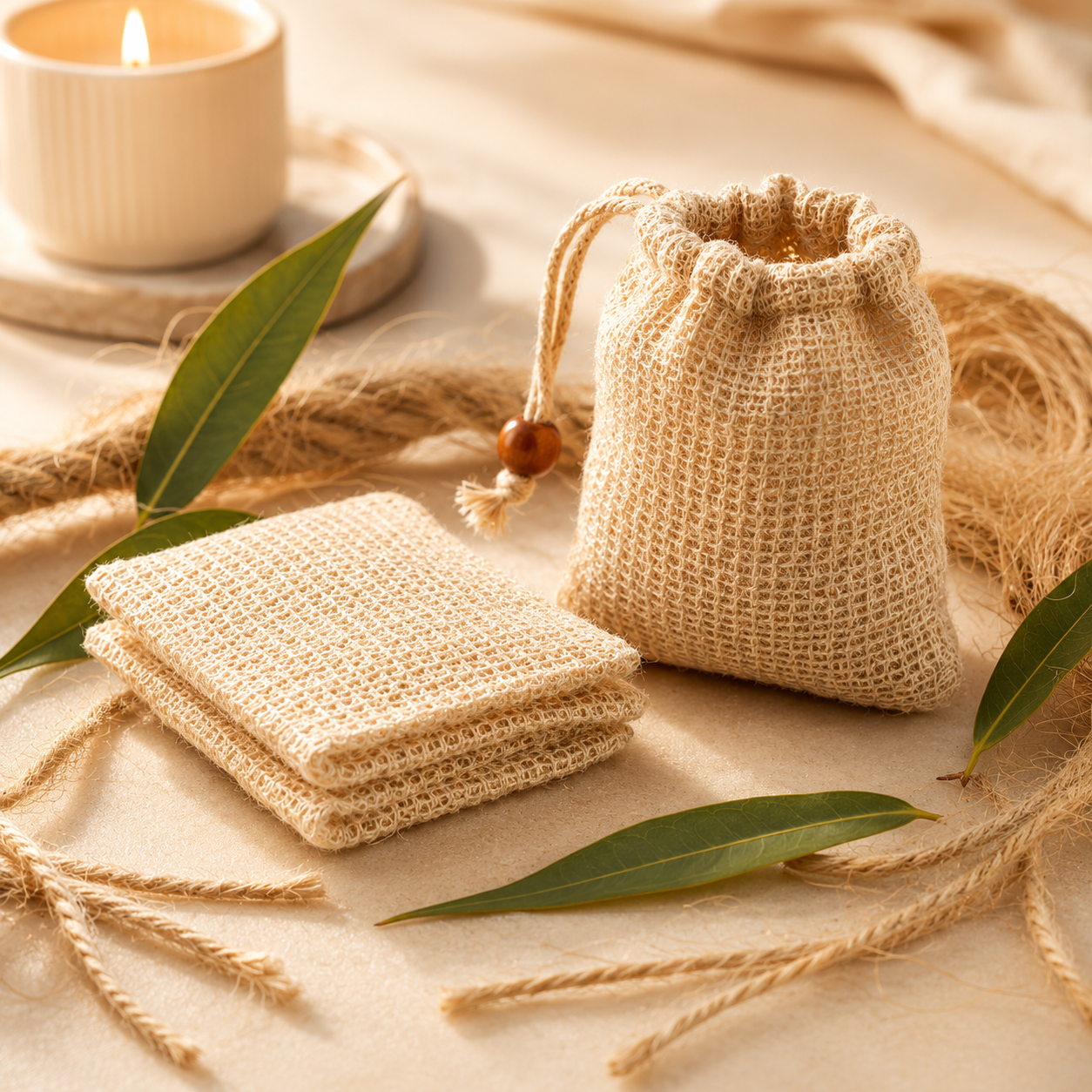 Sisal Soap Bag