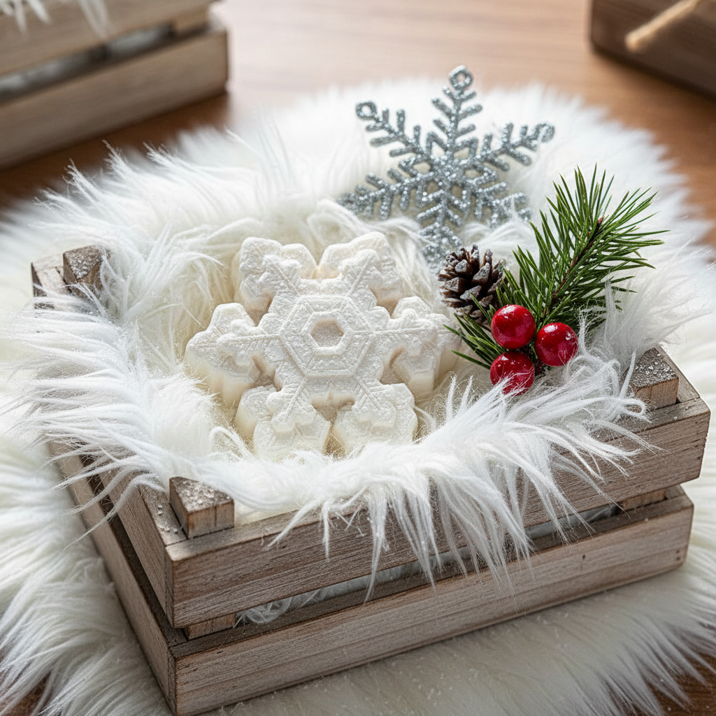 Snowfall - Cozy rustic crate