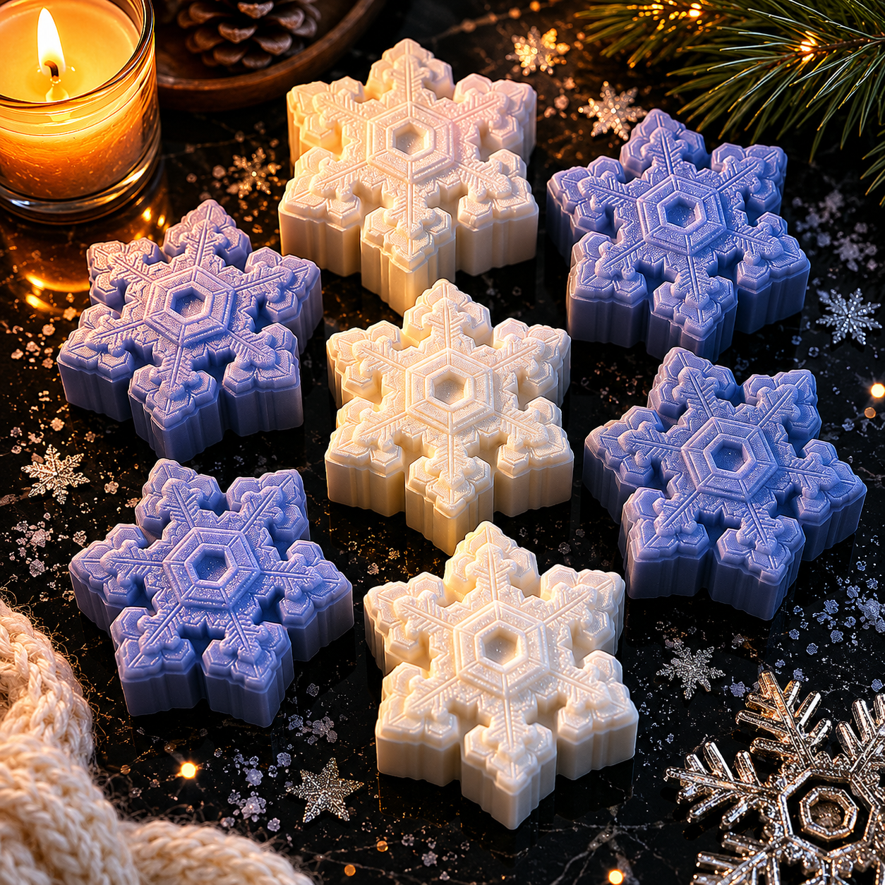 Snowfall Guest Soap